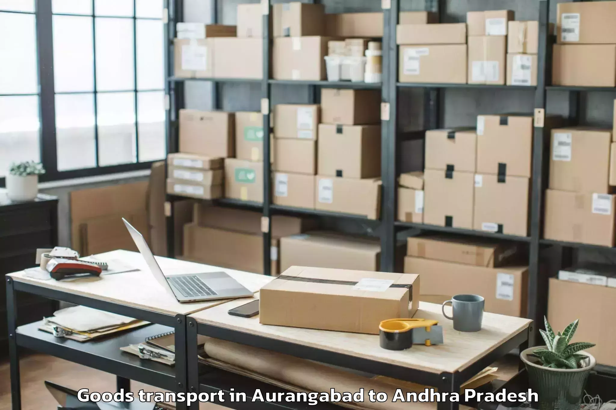 Get Aurangabad to Santhabommali Goods Transport